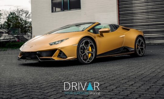 Rent a Lamborghini Huraca EVO Spyder in Hamburg