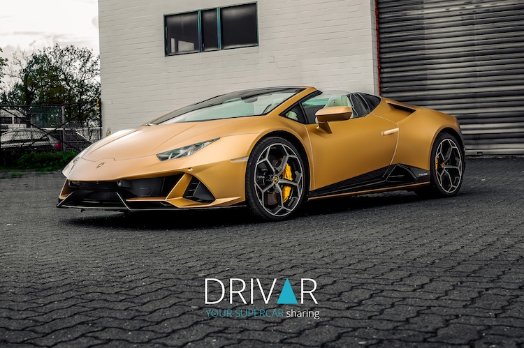 Rent a Lamborghini Huraca EVO Spyder in Hamburg