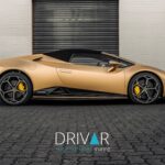 site view from Lamborghini Huracan EVO Spyder in Hamburg