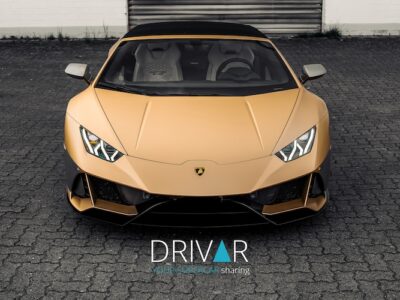 front site from Lamborghini Huracan EVO Spyder in Hamburg