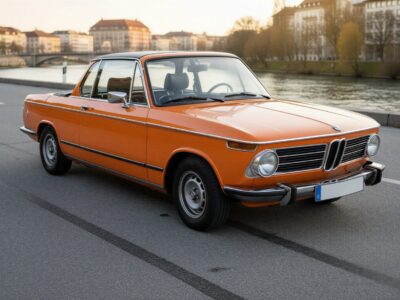 BMW 2002 Baur Cabrio classic car rental in Munich hero