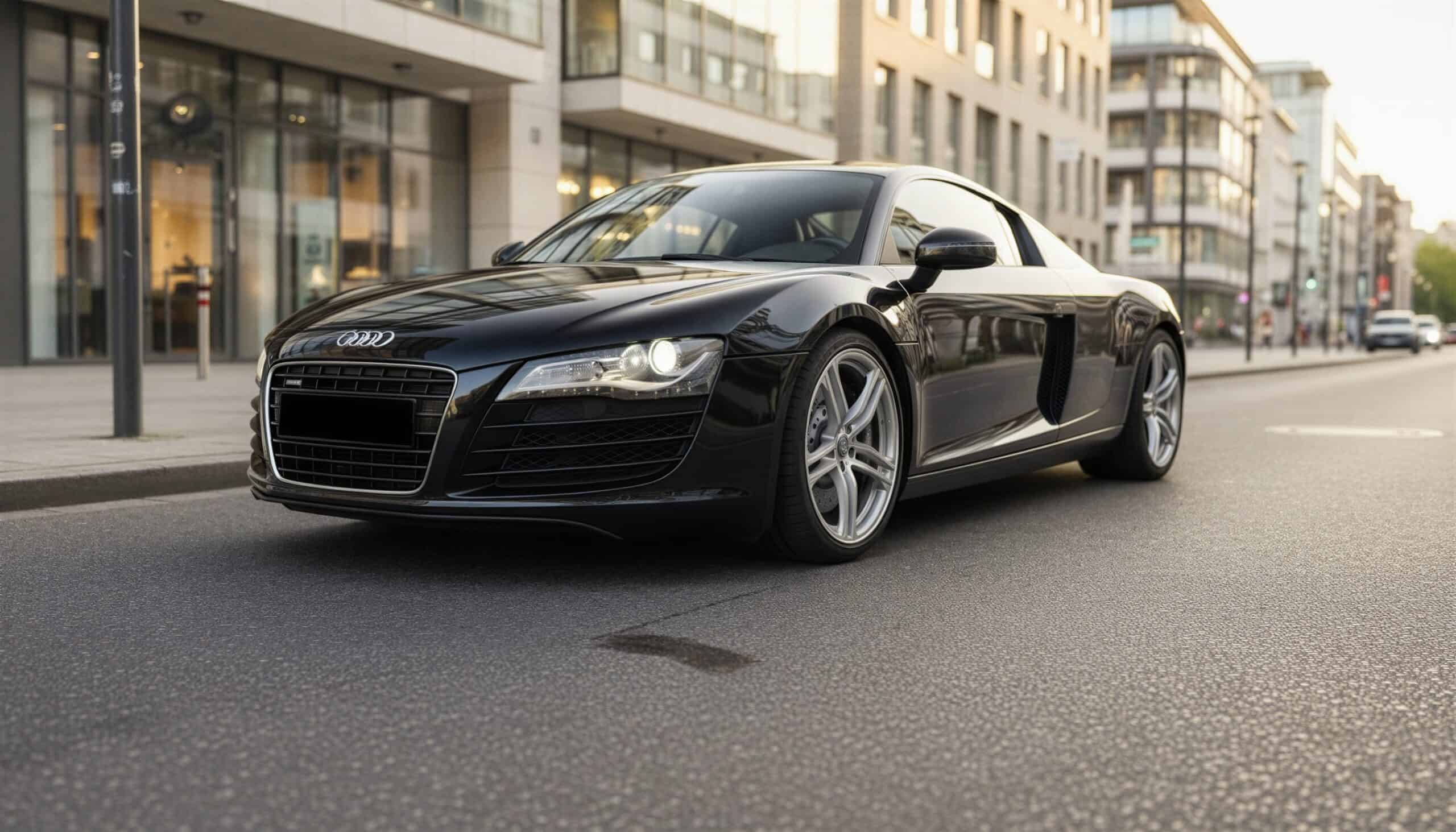 Rent an Audi R8 V8 in Düsseldorf Hero