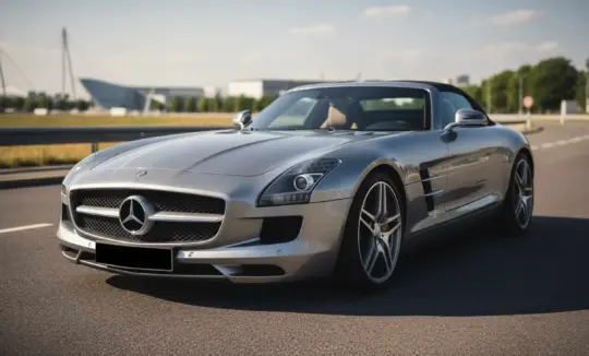 Mercedes AMG SLS Roadster in Munich hero