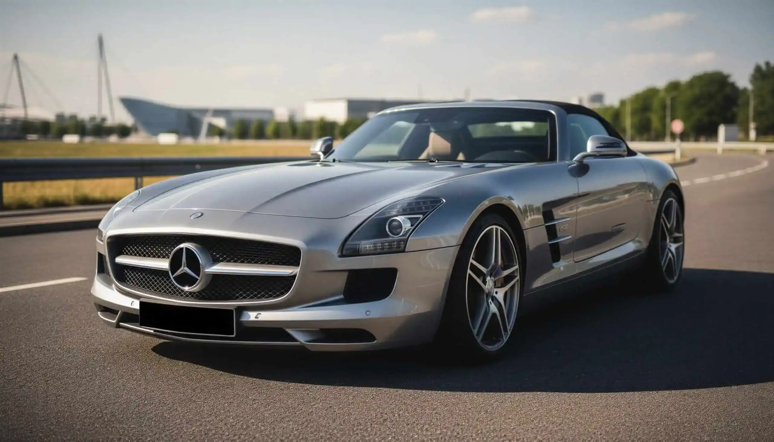 Mercedes AMG SLS Roadster in Munich hero