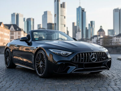 Rent a Mercedes SL63 in Frankfurt Hero