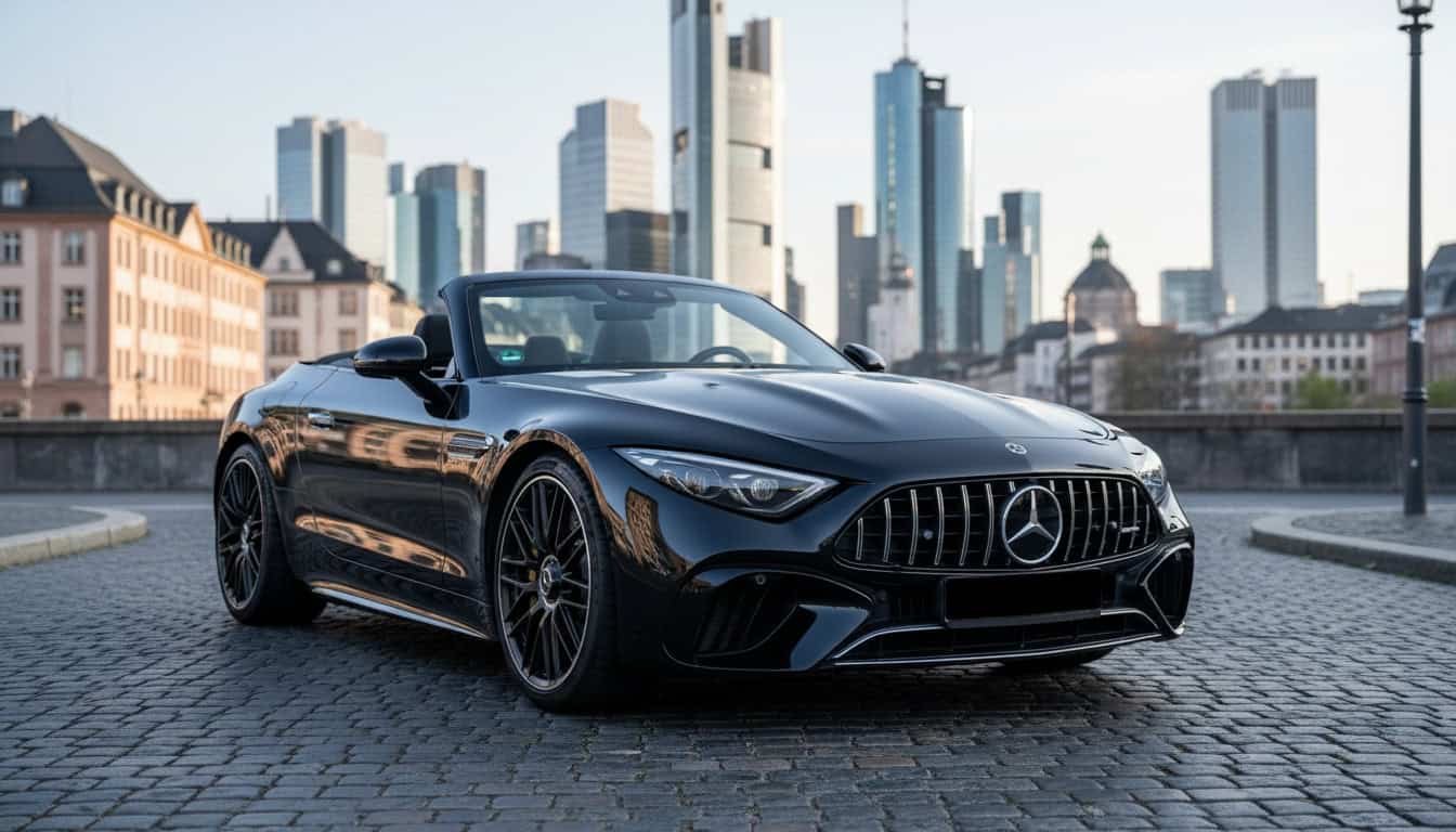 Rent a Mercedes SL63 in Frankfurt Hero