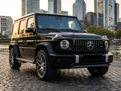 Rent a Mercedes G63 AMG in Frankfurt Hero