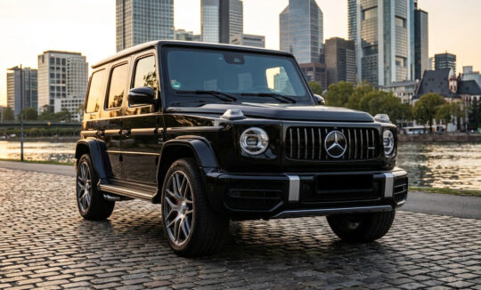 Rent a Mercedes G63 AMG in Frankfurt Hero