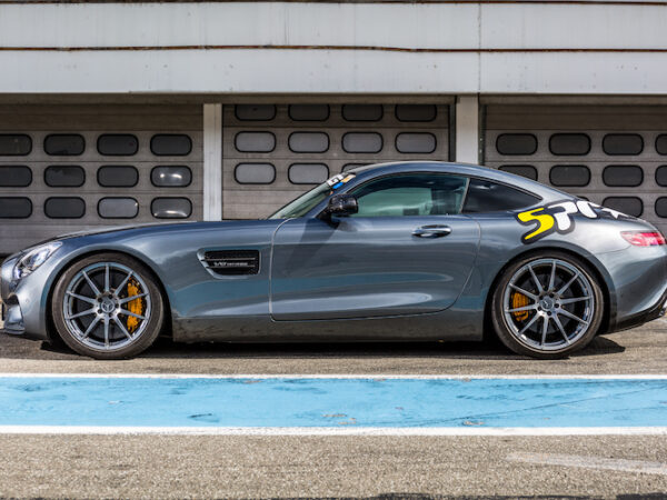 Mercedes AMG GTS racetrack
