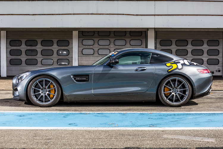 Mercedes AMG GTS racetrack