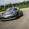Porsche Cayman GT4 racetrack