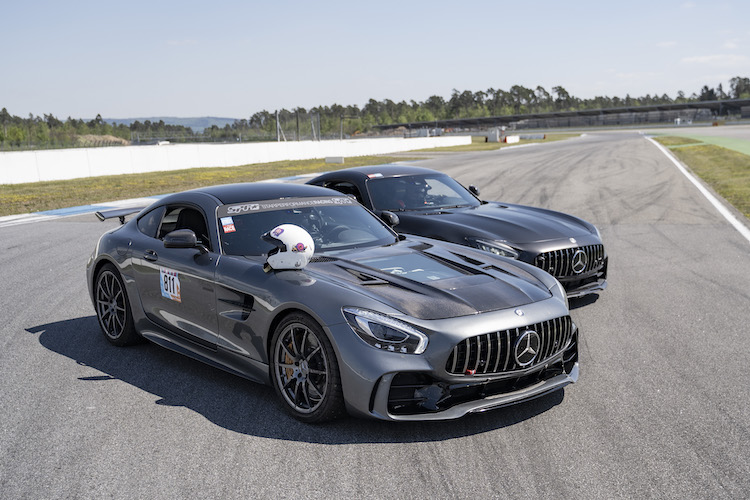 Mercedes AMG GTS racetrack