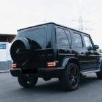 back view from Mercedes G63 Aug in Bonn