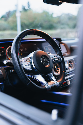 Interieur from Mercedes G63 Aug in Bonn