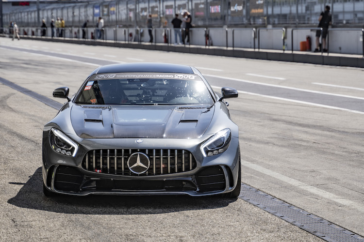 Mercedes AMG GTS racetrack