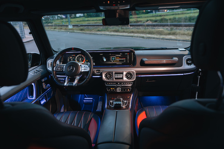 Interieur from Mercedes G63 Aug in Bonn