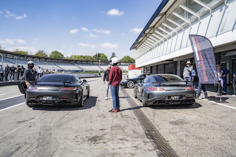 Mercedes AMG GTS racetrack
