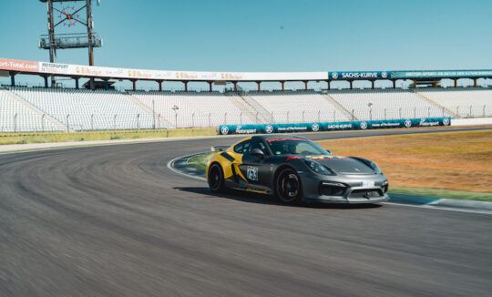 Porsche Cayman GT4 racetrack