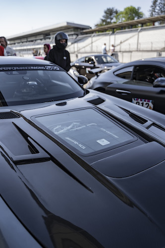 Mercedes AMG GTS racetrack