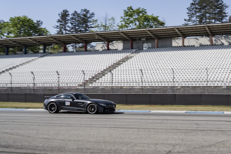 Mercedes AMG GTS racetrack