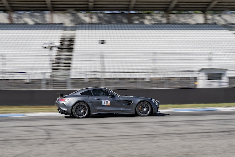 Mercedes AMG GTS racetrack