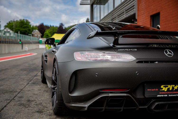 Mercedes AMG GTS racetrack
