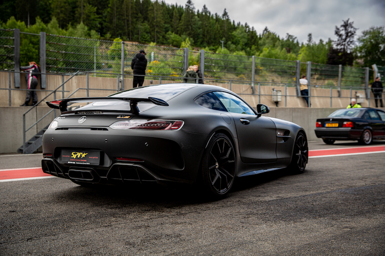 Mercedes AMG GTS racetrack