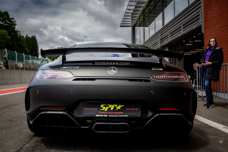 Mercedes AMG GTS racetrack