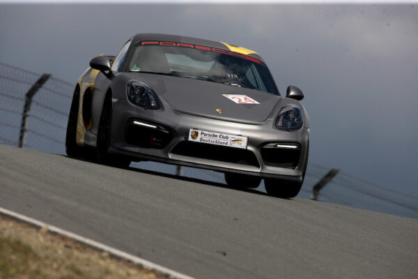 Porsche Cayman GT4 racetrack