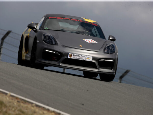Porsche Cayman GT4 racetrack