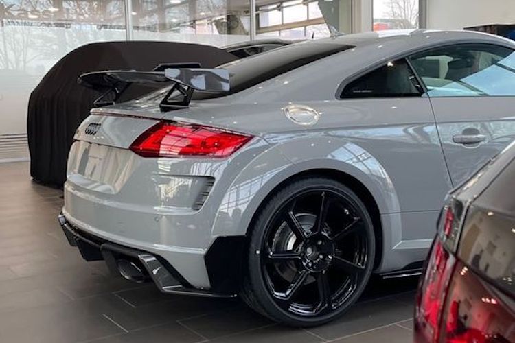 Back view from Audi TT RS in Kassel