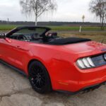 Back view from Ford Mustang GT Convertible in Hannover