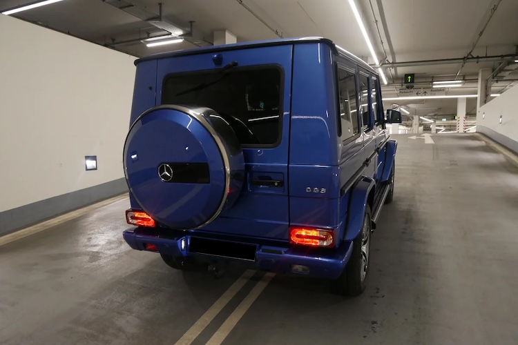 back site from Mercedes G63 AMG in Munich