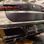 Back site from BMW M760e in Kassel