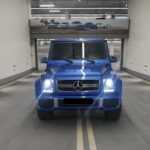 front view from Mercedes G63 AMG in Munich