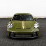Front view from Porsche 911 GT3 in Hamburg