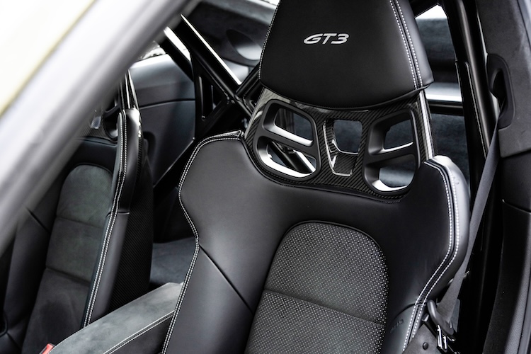 seats from Porsche 911 GT3 in Hamburg