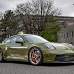 front view from Porsche 911 GT3 in Hamburg