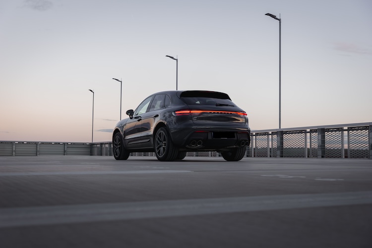 site view from Porsche Macan T in Würzburg