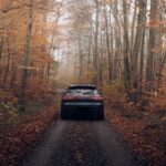 back view from Porsche Macan T in Würzburg