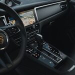 Inside view from Porsche Macan T in Würzburg
