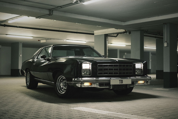 Front view from Chevrolet Monte Carlo in Heidelberg