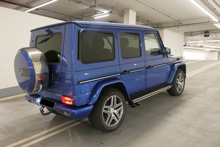 site view from Mercedes G63 AMG in Munich
