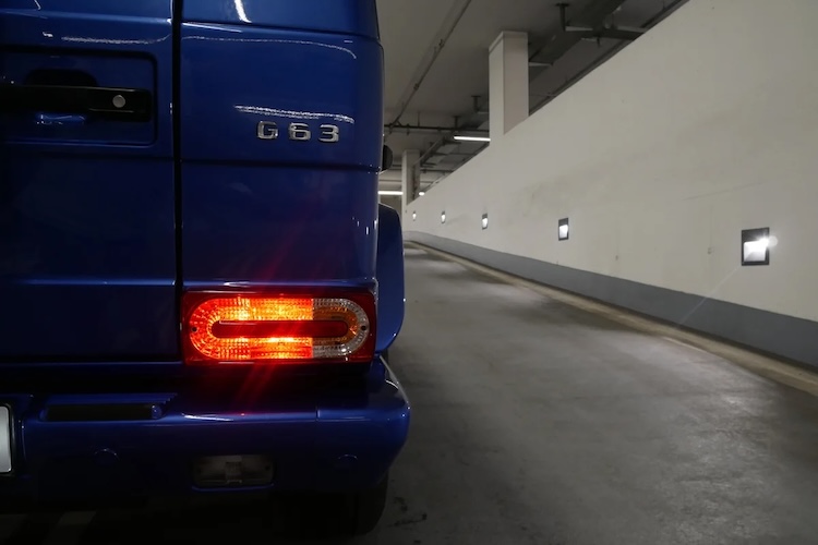 back site from Mercedes G63 AMG in Munich