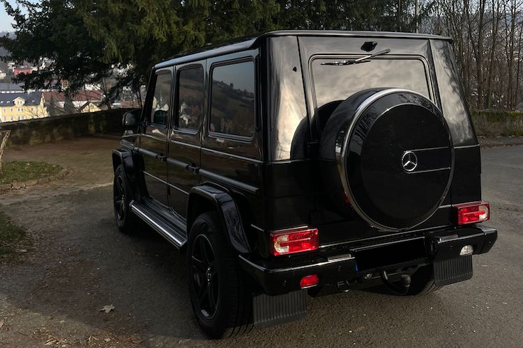 Back site view from Mercedes G Class in Koblenz