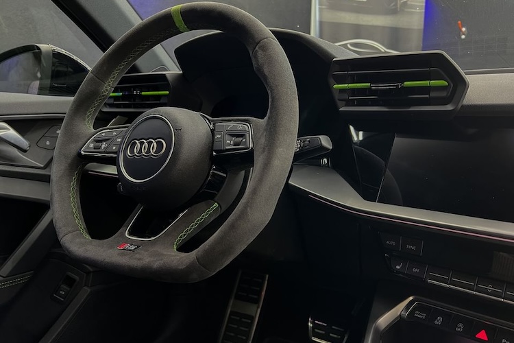 Interieur from Audi RS3 sedan long-term rental