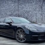 front view form Porsche Panamera 4S in Freiburg