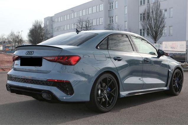 back site form Audi RS3 long-term rental