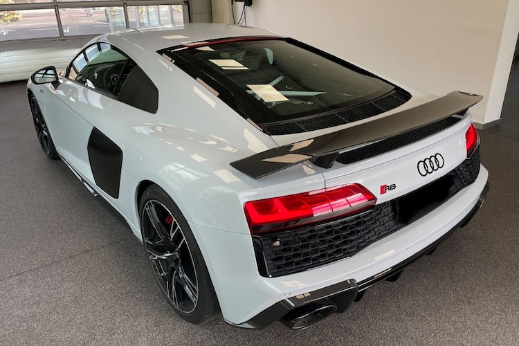 back site view from Audi R8 Performance in Paderborn