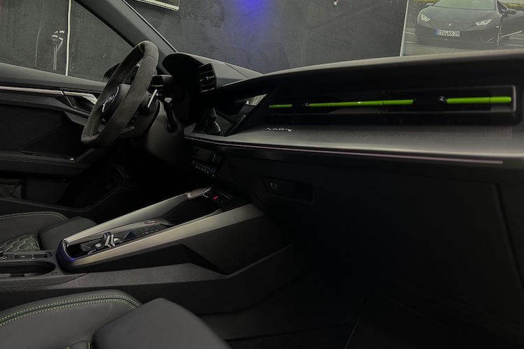 Interieur from Audi RS3 sedan long-term rental